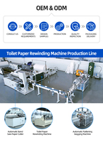 Vollautomatische Toilettenpapier- und Restaurantpapiermaschine, Haushalts-Toilettenpapier- und Serviettenfaltmaschine.