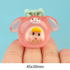 Large Luminous Three-dimensional Cream <b>Glue</b> Wholesale DIY Bow <b>Resin</b> Accessories Acrylic - Product Image 6