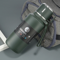 Bouteille d'eau isotherme en acier inoxydable à haute capacité, anti-fuite, isolation thermique de 6 à 12 heures
