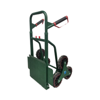 Chariot à main pliable OEM personnalisable à 6 roues en métal thermolaqué, chariot plateforme monte-escalier, outils de fixation par sangles