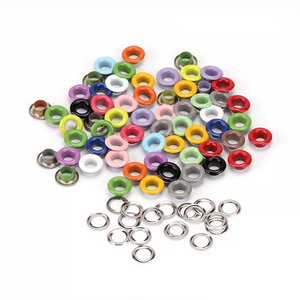 Biểu Tượng Tùy Chỉnh Vàng Trang Phục Sơn 3Mm 4Mm Kích Thước Vòng Thép Không Gỉ Vòng Grommet Kim Loại Khoen Nút - Product Image 1