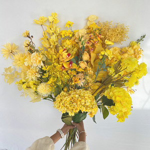 Net celebrous BRIGHT Vàng Nhân Tạo hoa lụa tốt nghiệp Wedding Auditorium trần trang trí nội thất Halloween lâu dài - Product Image 2