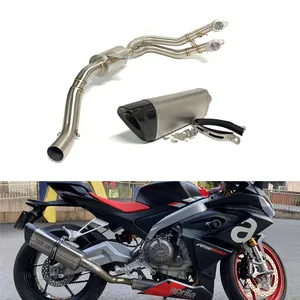 Motorcycle full exhaust system for Aprilia RS660 moto escape silencer Tuono 660 exhaust pipe motorbike exhaust RS 660