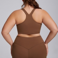 Xsunwing pakaian olahraga kebugaran 3XL, pakaian Yoga Legging 2 potong, set wanita ukuran Plus WFYD210 untuk olahraga dan kebugaran