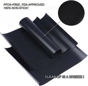 Tapis de cuisson réutilisable en PTFE pour barbecue, prix usine OEM, feuille de cuisson pour four - Product Image 4