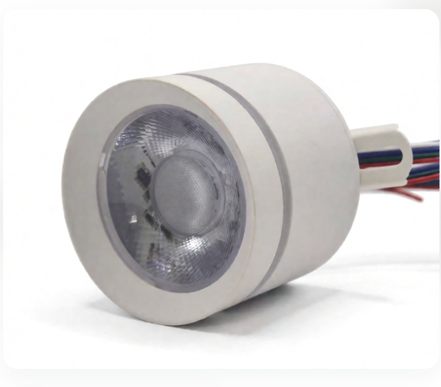 15W Digital RGB/RGBW LED Downlight with Aluminum Construction Industrial Design 120 Beam Angle