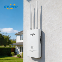 Router/Repetidor/AP Inalámbrico de Alto Rendimiento de Doble Banda 2.4G y 5.8G 1200Mbps para Puntos de Acceso WiFi LAN Inalámbricos Exteriores Remotos