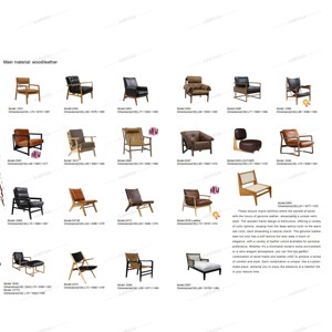Fauteuil d'appoint moderne et rétro en cuir rembourré avec structure en fer, confortable et de haute qualité, couleur personnalisable pour la maison ou le bureau - Product Image 5