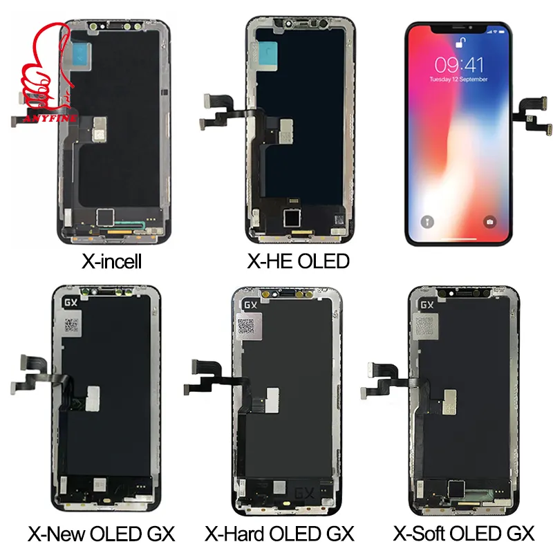 LCD wholesale All models vary quality incell OLED Original screen LCD Display For iphone x lcd For iphone x screen For iphone