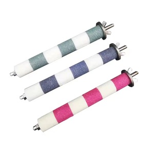 Terlaris 15-20 cm tahan lama mainan hewan peliharaan burung <span class=keywords><strong>Parrot</strong></span> cakar paruh menggiling Bar burung beo stasiun tiang ramah lingkungan perlengkapan burung - Product Image 1