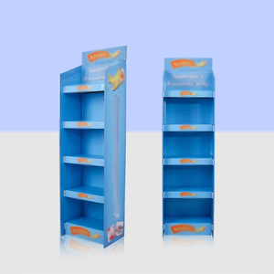 纸板展示架超市促销多层展示柜便利店零食饮料玩具展示柜 - Product Image 3