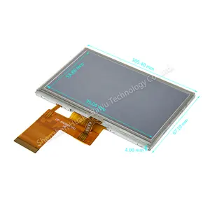 Factory Direct Sale 4.3" Color Tft Lcd Touch Module 40pin Interface 4.3 Inch 480*272 Tft Lcd Display With Resistive Touchscreen