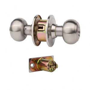 RHETECH 60mm Indoor Holztür schloss <span class=keywords><strong>Set</strong></span> Modern Hot Sales Datenschutz Diebstahls ic heres Runds chloss 3 Edelstahl kugel schlüssel Zink legierung - Product Image 2