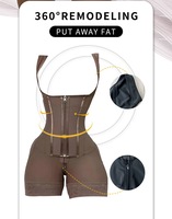Gaine Amincissante Femme Post-partum, Body gainant BBL, Ventre Plat, Fourreau Sculptant, Body Shaper Colombien pour Femme