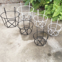 Support mural suspendu pour plantes en pot et succulentes, en fer, moderne et durable, pour balcon intérieur/extérieur