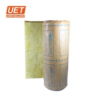 Matériaux de construction thermique pour toitures en laine de verre avec coefficient d'absorption acoustique certifié BV, isolation en fibre de verre sous plancher