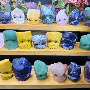 Factory Price Hand Carved Hemimorphite Stone Crafts Natural Quartz Animal <b>Crystal</b> <b>Cluster</b> Hedgehog for <b>Crystal</b> Decoration - Product Image 6