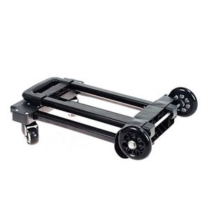 Chariot de courses pliable compact à 4 roues, capacité de charge de 100 kg, robuste - Product Image 3