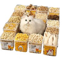 Cubes de poulet lyophilisés en gros pour animaux de compagnie, friandises lyophilisées pour animaux, cubes de poitrine de poulet lyophilisés, friandises lyophilisées pour chats