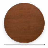 Table de salle à manger pliante ronde en bois avec pieds en métal, gain de place, pour la maison, les restaurants et l'ameublement commercial
