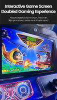 Machine de jeu vidéo d'arcade pour enfants, simulateur de vol d'avion à rotation 360°, en métal et fibre de verre, pour intérieur