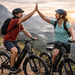 Vélo électrique de ville PIXAR C1 pour adultes, 36V 250W, cadre bas, batterie amovible 13Ah, freins à disque Shimano 7 vitesses - Product Image 1