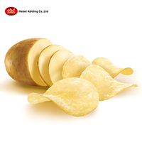 Croustilles de pommes de terre croustillantes exotiques de haute qualité étiquette personnalisable Texture dure goût salé traitement frit emballé dans un sac