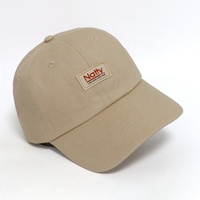 Casquettes de baseball non structurées en coton avec logo tissé personnalisé, vente directe usine, style décontracté sportif, 6 panneaux, pour femmes