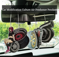 Diffuseur de parfum suspendu pour voiture, pendentif de rétroviseur, décoration intérieure automobile, cadeau personnalisé