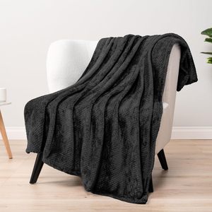 Waffle Blanket Soft Fleece <strong>Throws</strong> <strong>for</strong> Sofa <strong>Chair</strong>, Fuzzy Waffle Textured Blanket, Cozy Warm Lightweight All Season Blanket <strong>Throw</strong> - Product Image 5