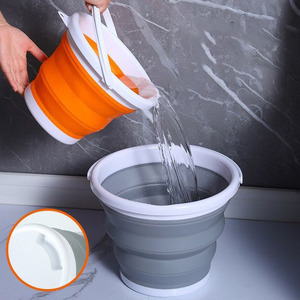 Cubo Plegable Portátil de Gran Capacidad para Acampar al Aire Libre, Pescar, Cubo Plegable para el Hogar, Lavabo Plegable - Product Image 3