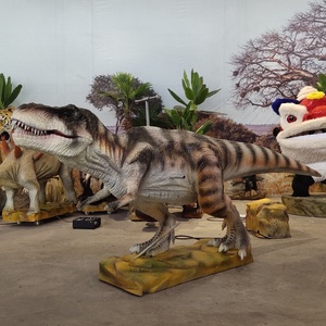 Parco <span class=keywords><strong>De</strong></span> Diversiones attrezzature per l'intrattenimento giostre di dinosauri animatronici di piccole dimensioni in sella a <span class=keywords><strong>t</strong></span>-<span class=keywords><strong>rex</strong></span> per bambini - Product Image 2