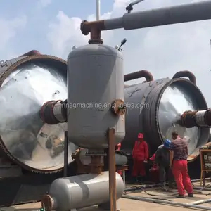 100kg-30tpd Waste Tire/Plastic/Oil Sludge Pyrolysis Plant Convert Solid Waste To Fuel Oil Pyrolysis Machine