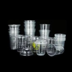 Vaso de Plástico Desechable Ecológico Transparente Esmerilado en Forma de U de PP de Pared Simple 380ML 500ML 700ML para Café, Smoothie, Boba, Jugo, Cerveza - Product Image 1