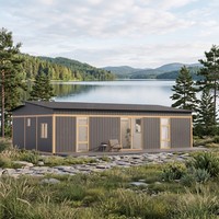 Maison conteneur préfabriquée extensible 20 pieds 40 pieds prête à l'emploi, en vente, livraison incluse, 3-5 chambres, design moderne, système solaire, plus de 20 ans d'expérience