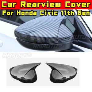 Coque de protection de rétroviseur latéral pour Honda Civic 11e génération INTEGRA, garniture de rétroviseur latéral, accessoires de voiture - Product Image 4