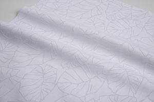 Coton jacquard feuilles hôtel textile literie tissus - Product Image 4