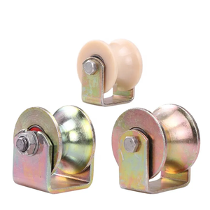 Vendite di fabbrica 30KN Dual <span class=keywords><strong>Pulley</strong></span> Zip Line Rescue <span class=keywords><strong>Cable</strong></span> <span class=keywords><strong>Pulley</strong></span> attrezzatura per arrampicata carrello ruota puleggia per arrampicata all'aperto - Product Image 2