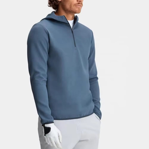 <strong>Golf</strong> Wear <strong>Apparel</strong> Men's High Quality Printed Anti-Bacterial Quick Dry Performance Smooth Polyester Lightweight <strong>Golf</strong> Pullover - Product Image 2