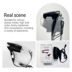 Sèche-cheveux compact mural pour hôtel, salle de bain, salon, voyage, pliable, 1600W, diffuseur, ensemble de sèche-cheveux - Product Image 5