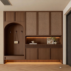 Armario de Dormitorio Tipo Vestidor, Estilo Vintage, Color Crema, Mueble de Almacenamiento Moderno para el Hogar - Product Image 3