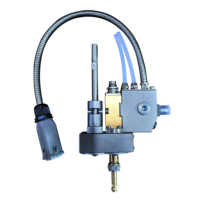 Pistolet à colle thermofusible industriel pneumatique à double liquide, pour colle époxy à froid AB, invisible, sans fil, 300W, 7mm, pour pulvérisation à chaud