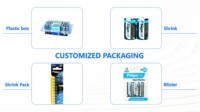 Baterai Alkaline Super ukuran 1.5v baterai AAA LR03 baterai OEM untuk kalkulator/keyboard nirkabel