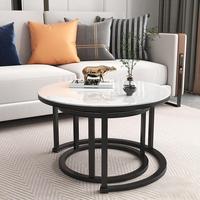 Mobilier moderne de salon, cadre en métal, table basse, combinaison pour une utilisation à l'intérieur-pour la réception, l'espace mère enfant