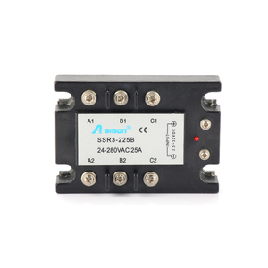 รีเลย์สตาร์ทเตอร์ 3 เฟส 3-32VDC เป็น 24-480V SSR 40A-120A 150A 200A ตัวควบคุมแรงดันไฟฟ้า 480v DC เป็น AC โซลิดสเตตรีเลย์ - Product Image 2