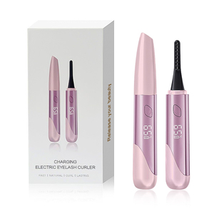 2 in 1 Portable <b>USB</b> <b>Heated</b> Eyelash Curler Beauty Eye Makeup Long Lasting Electric Mini Curling Lash Clip GZ RTS Bulk Mixed Order - Product Image 3
