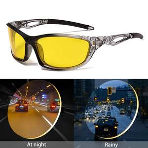 Lunettes de soleil sport personnalisées pas chères pour hommes et femmes, lunettes de conduite anti-éblouissement, lunettes polarisées de vision nocturne, lunettes de conduite pour hommes - Product Image 1