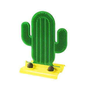 Planche à gratter pour chat Cactus Tickler avec boule de catnip, motif végétal durable pour chats - Product Image 5