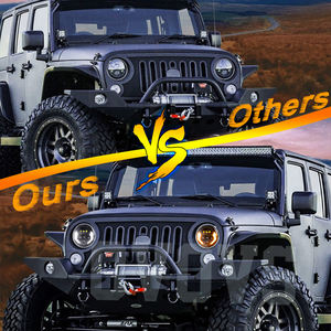 OVOVS-Faro LED redondo de 7 pulgadas para <span class=keywords><strong>Jeep</strong></span> Wrangler JK LJ TJ Sahara Sport <span class=keywords><strong>Rubicon</strong></span> Hummer H1 H2, 1997-2017 - Product Image 4