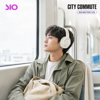 Casque audio supra-auriculaire filaire et sans fil IP65 étanche, 55H d'autonomie, réduction active du bruit ANC -43dB, transducteur en titane 40mm, HIFI, AUX